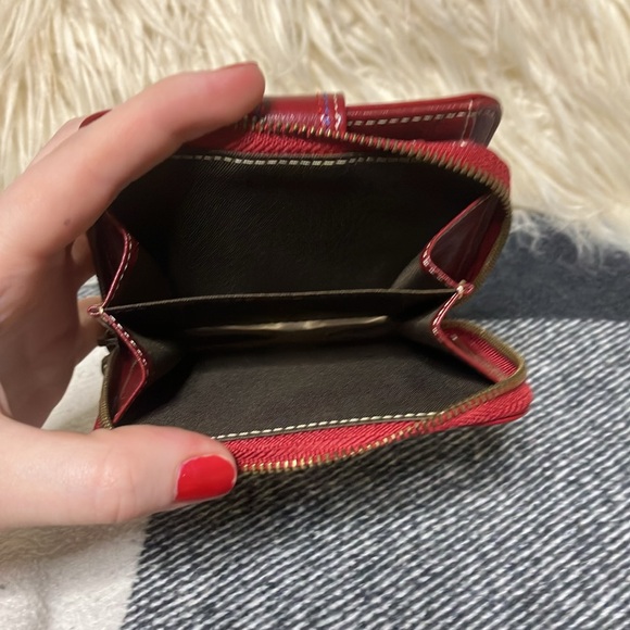 RED LEATHER WALLET/never used/ ITAMOOD brand - Picture 7 of 7